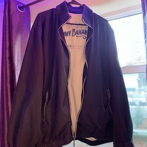 Vintage Tommy Bahama Mens Bomber Jacket
